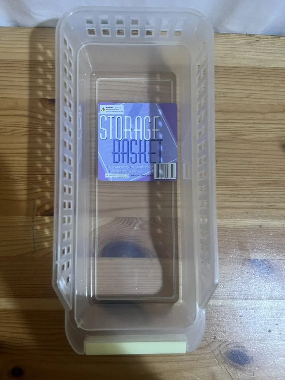 Slim Storage Basket Brand New $8